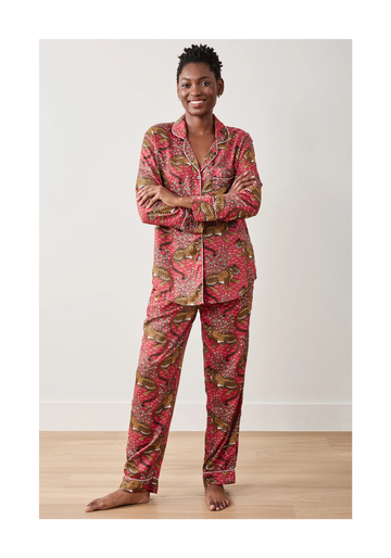 Scarlet Bagheera Long Sleeve Pajama Set