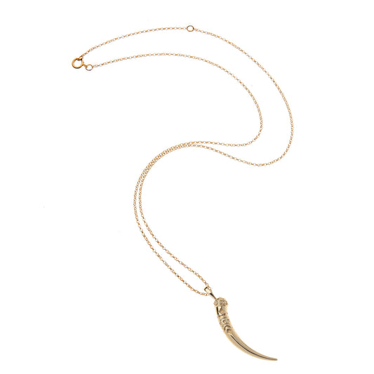 PROTECT Large Tusk Pendant Necklace
