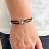 Braga Bracelet with Linked Chain Fixture | Black