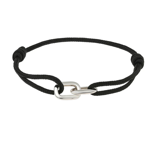 Braga Bracelet with Linked Chain Fixture | Black