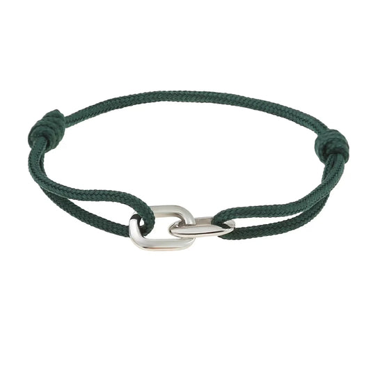 Braga Bracelet with Linked Chain Fixture | Green