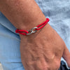 Braga Bracelet with Linked Chain Fixture | Red