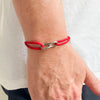 Braga Bracelet with Linked Chain Fixture | Red
