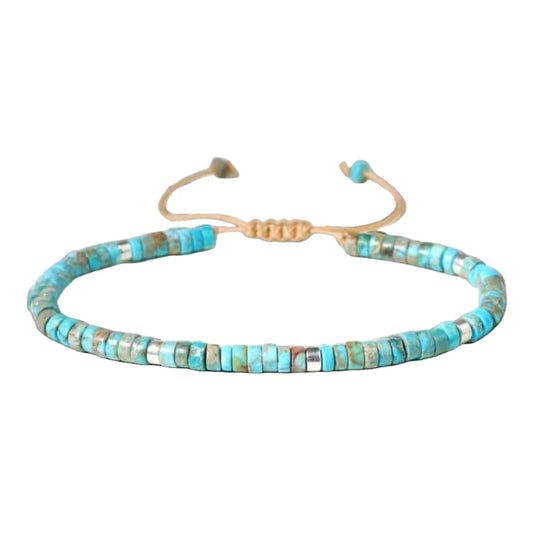 Ibiza Emperor Stone Heishi Bracelet