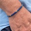 Ibiza Lapis Heishi Stone Bracelet