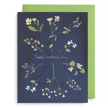 Mother's Day Wildflowers Greeting Card