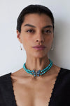 Butterfly Collar Necklace Turquoise
