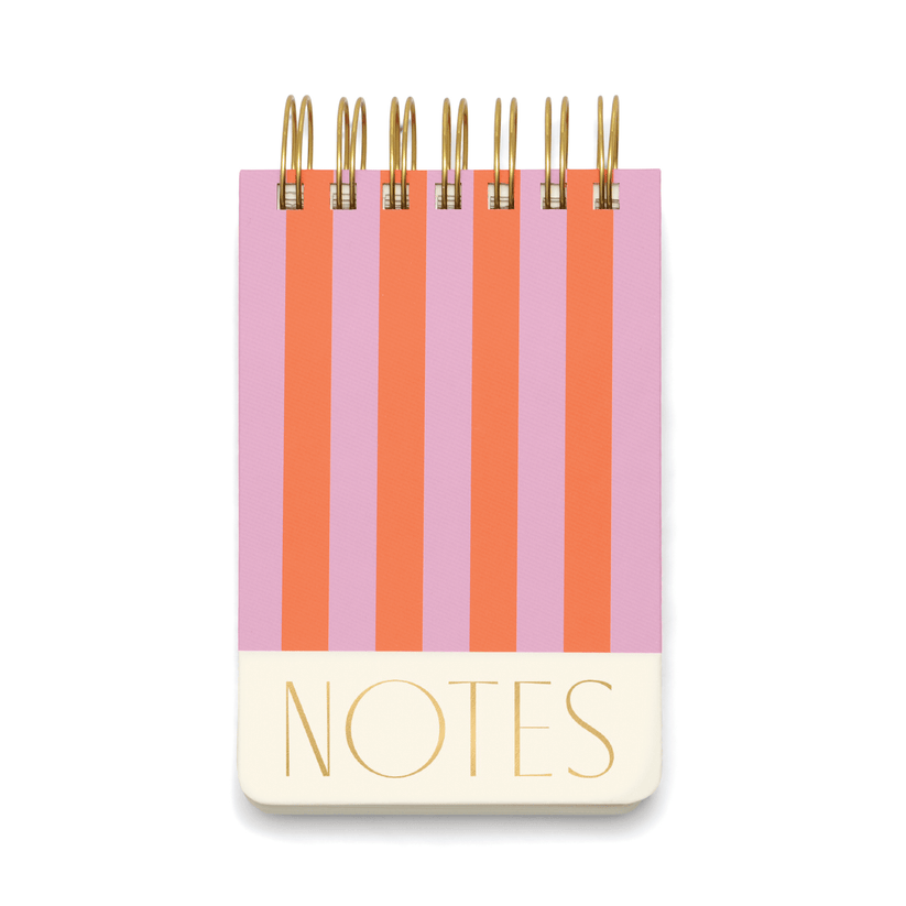 Twin Wire Chunky Notepad | Stripes
