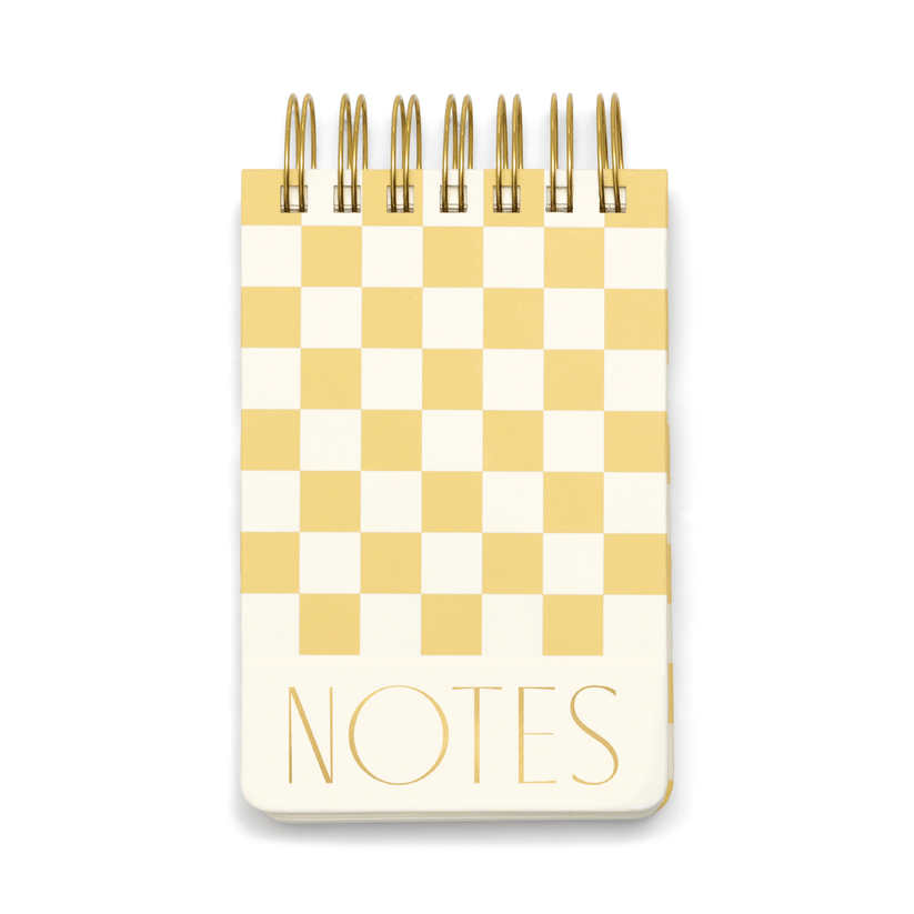 Twin Wire Chunky Notepad | Checks