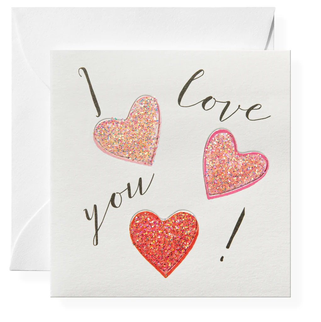 Sticker Gift Enclosure Card | I Love You