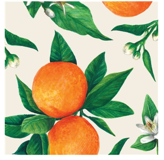Orange Orchard Cocktail Napkin