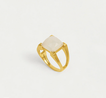 Mini Plaza Ring | Moonstone