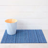 Ocean Skinny Stripe Shag Utility Mat