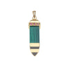 STRONG Carved Malachite Sun Ray Necklace