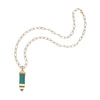 STRONG Carved Malachite Sun Ray Necklace