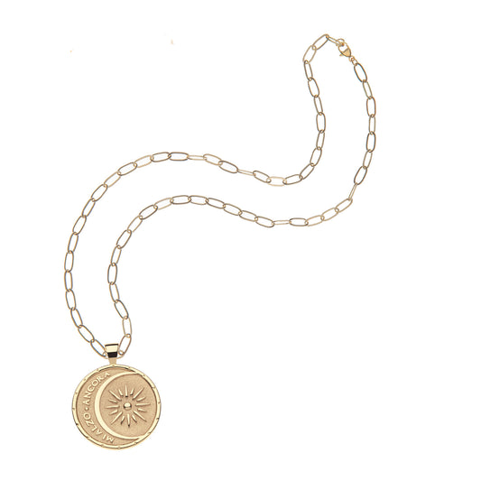 STRONG Original Pendant Coin Necklace (Mi Alzo Ancora)