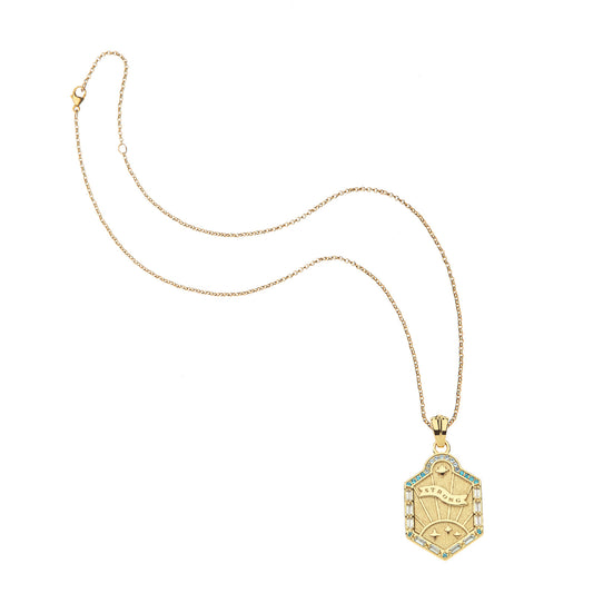 STRONG Shield Pendant Necklace
