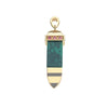 STRONG Carved Malachite Sun Ray Necklace