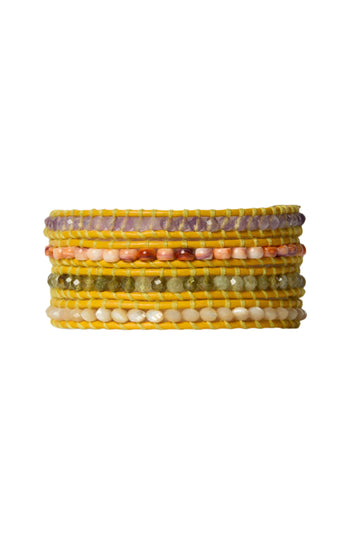 Chan Luu summer wrap bracelet yellow
