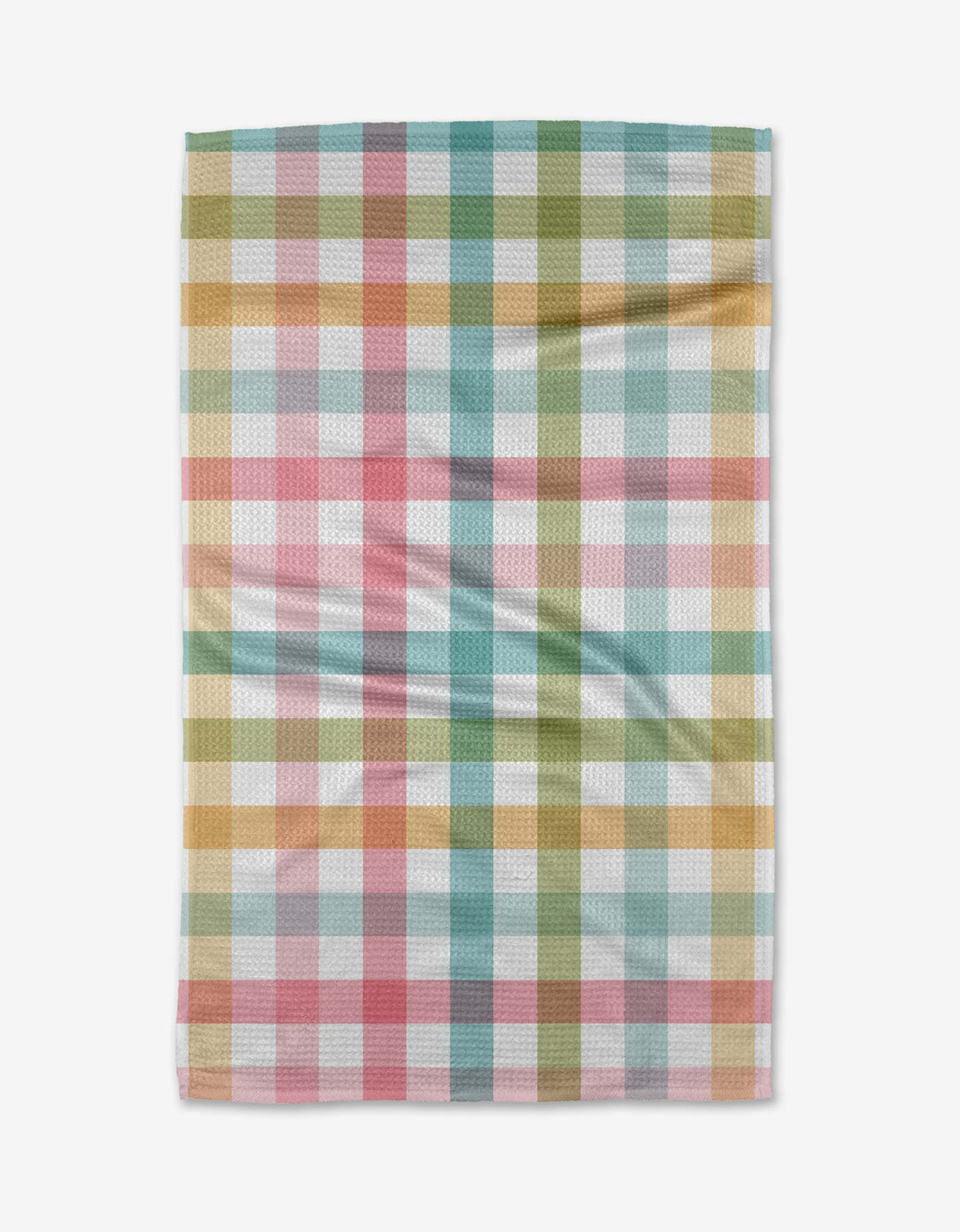 Geometry |  Easter Parade Plaid Kitchen Tea Towel