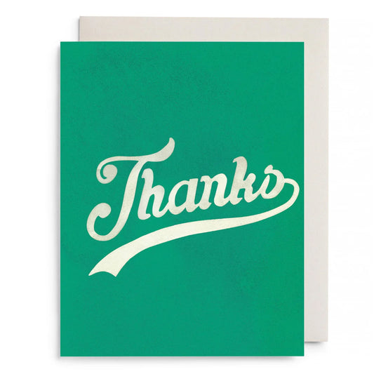 Varsity Thanks Greeting Card