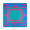 Double Sided Travel Mahjong Mat | Teal Garden & Butterflies