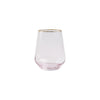 Rainbow Assorted Stemless Wine Glasses | Set of 4