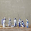 Ceramic Nativity | Blue White Floral Set of 7