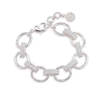 Cleopatra Regal Link Bracelet | Silver