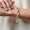 Cleopatra Regal Link Bracelet | Silver