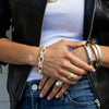 Cleopatra Regal Link Bracelet | Silver