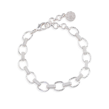 Cleopatra Small Link Bracelet | Silver
