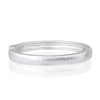 Cleopatra Oval Hinged Bangle | Silver