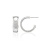 Cleopatra Classic Small Hoop Earrings | Silver