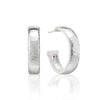 Cleopatra Classic Hoop Earrings | Silver
