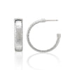 Cleopatra Classic Hoop Earrings | Silver