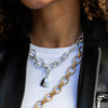 Cleopatra Regal Link Necklace | Silver