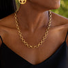 Cleopatra Small Link Necklace | 16" - 18"