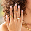 Cleopatra Slice Stacking Ring Set
