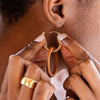 Earth Goddess Link Earrings