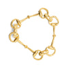 Equestrian Snaffle Bit Bracelet | Gold