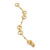 Equestrian Snaffle Bit Bracelet | Gold