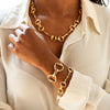 Equestrian Snaffle Bit Bracelet | Gold