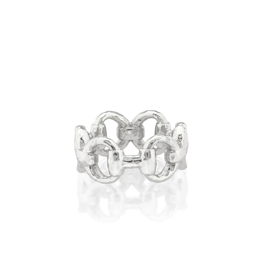 Equestrian Snaffle Bit Ring | Silver