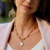 Medium Love Gem Mother of Pearl Pendant