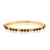 Berry Gem Petite Hinged Bangle | Tiger's Eye