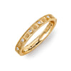 Berry Gem Classic Hinged Bangle with Cubic Zirconia