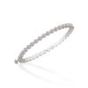 Berry Eternity Petite Hinged Bangle | Silver