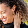 Berry Medium Hoop Earrings | Teak