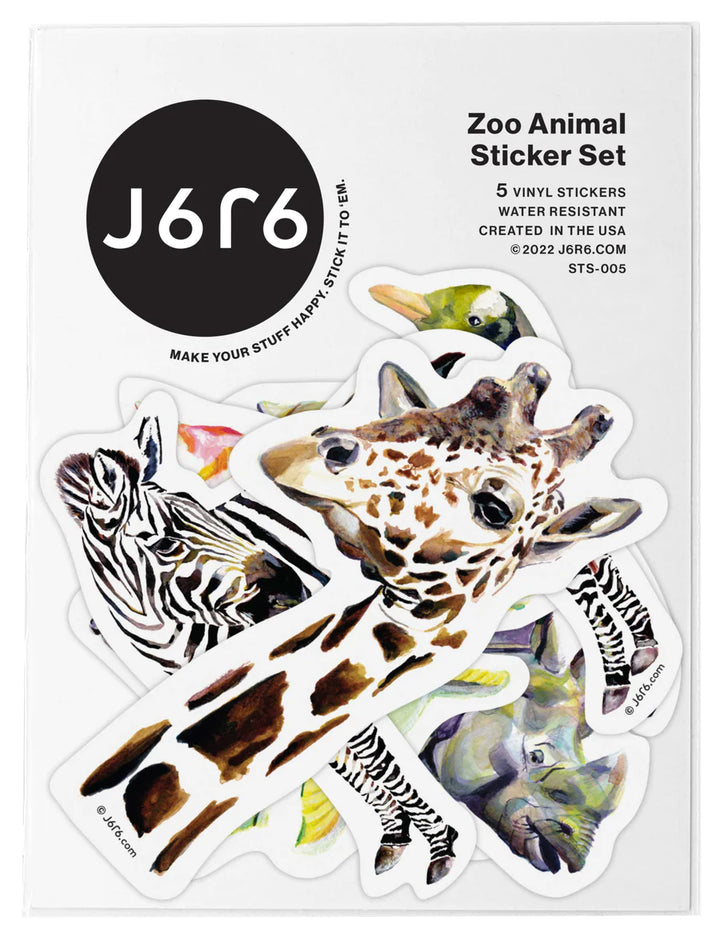 Sticker Set | Zoo Animals